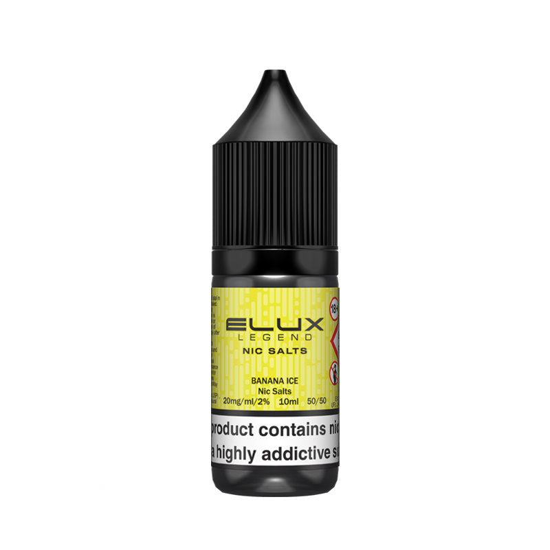 Banana Ice By Elux Legend 10ML Nic Salt E Liquid 50VG Vape 10MG/20MG Juice