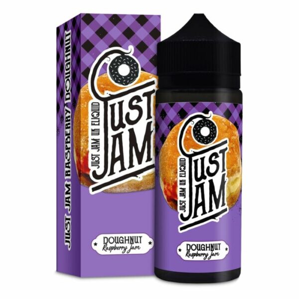 Doughnut Raspberry Jam By Just Jam 100ML E Liquid 80VG Vape 0MG Juice Shortfill