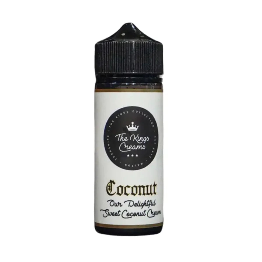The Kings Creams - Coconut - 100ML E-Liquid 70VG Vape 0mg Juice