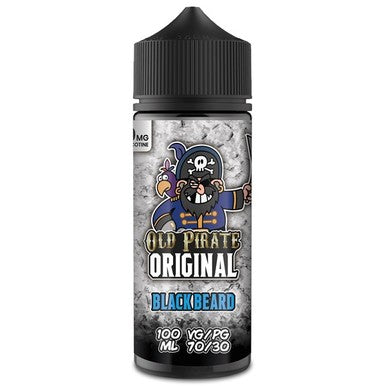 Original - Black Beard by Old Pirate 100ML E Liquid, 70VG Vape, 0MG Juice, Shortfill