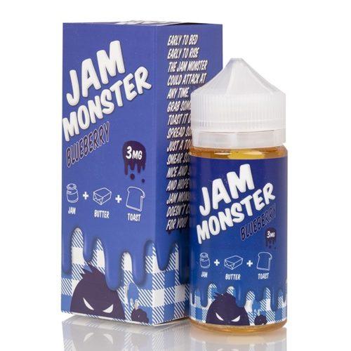 MONSTER VAPE LABS - JAM MONSTER BLUEBERRY 100ML E LIQUID 75VG VAPE JUICE