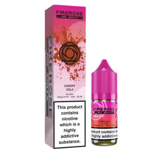 Cherry Cola - Elux Firerose 5000 Nic Salt 10ML E Liquid 50VG Vape 10MG/20MG Juice