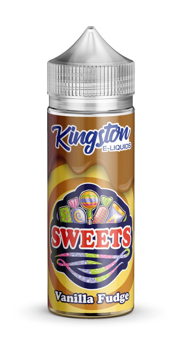 Vanilla Fudge by Kingston 100ml New Bottle E Liquid 70VG Juice