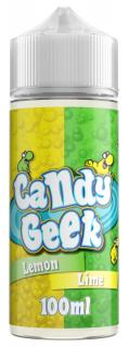Lemon Lime by Candy Geek 100ml Shortfill E Liquid E Juice 70VG Vape