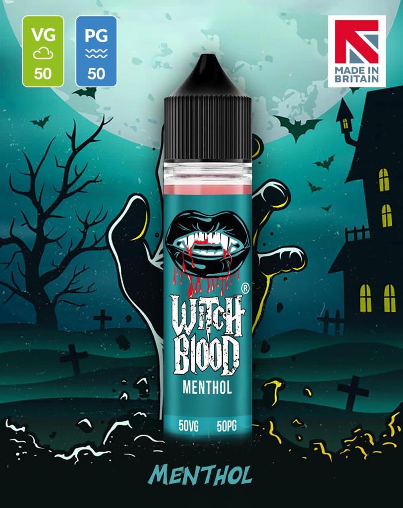 Menthol By Witch Blood 50ML E Liquid 50VG Vape 0MG Juice
