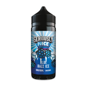 Seriously Nice - Blue Razz Ice By Doozy 100ML E Liquid 70VG Vape 0MG Juice Short Fill