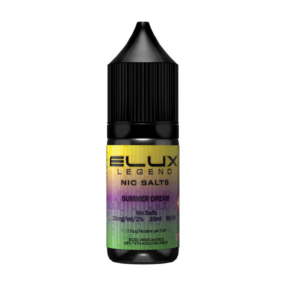 Summer Dream By Elux Legend 10ML Nic Salt E Liquid 50VG Vape 10MG/20MG Juice