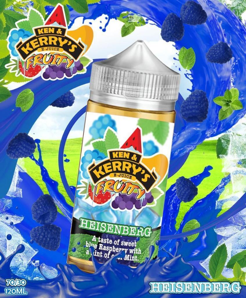 Heisenberg By Ken & Kerry's 100ML E Liquid 70VG Vape 0MG Juice Short Fill
