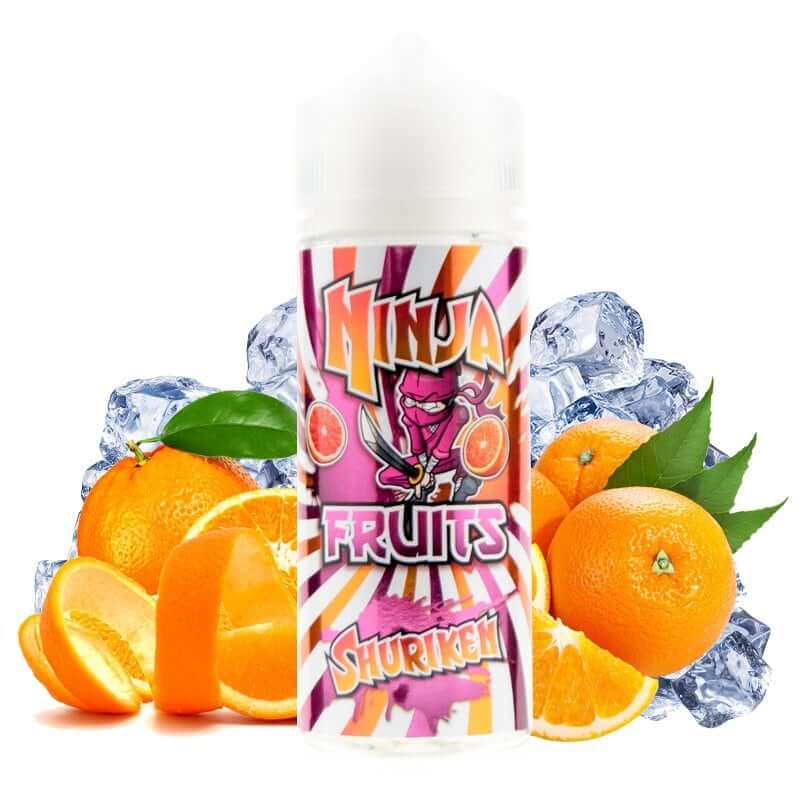 Shuriken by Ninja Fruits, 100ML E Liquid, 70VG Vape, 0MG Juice