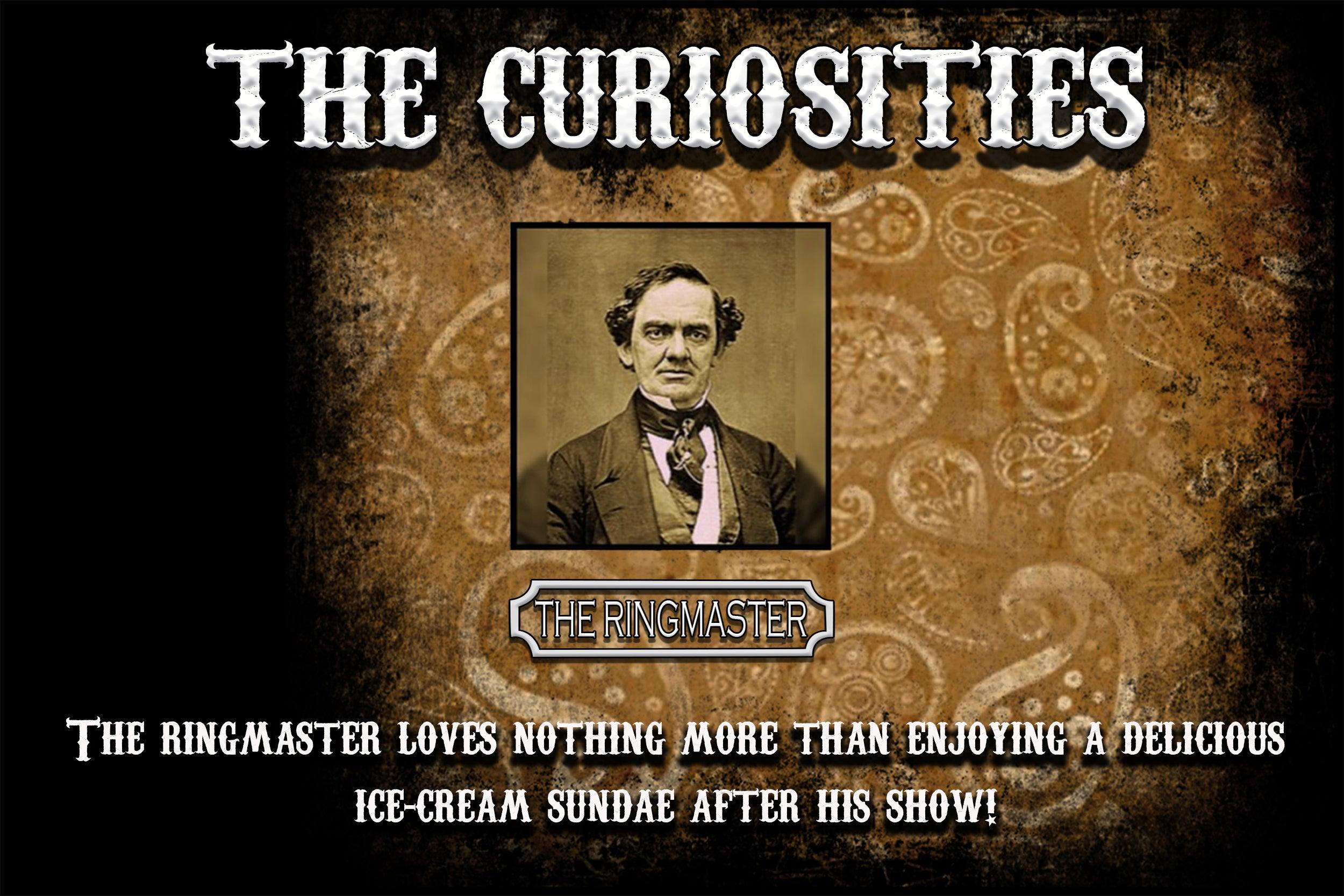 The Curiosities The Ringmaster 100ml E Liquid E Juice 70vg Vape shortfill