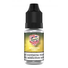 Pineapple Cubes By Vape Simply 10ML E Liquid 50VG/50PG Vape Juice | All Strengths Available