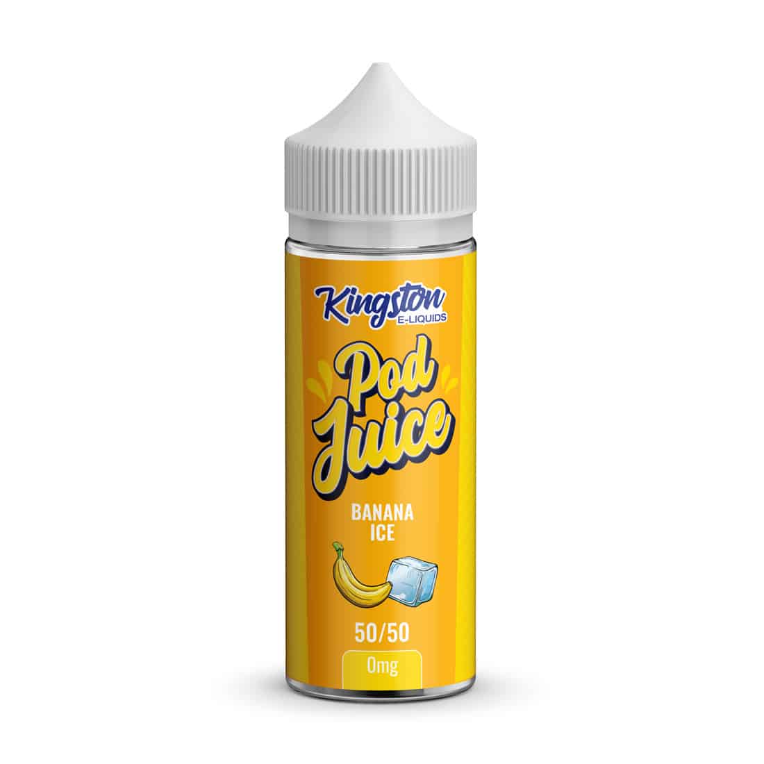 Banana Ice - Kingston Pod Juice 100ML E Liquid 50VG/50PG Vape 0MG Juice