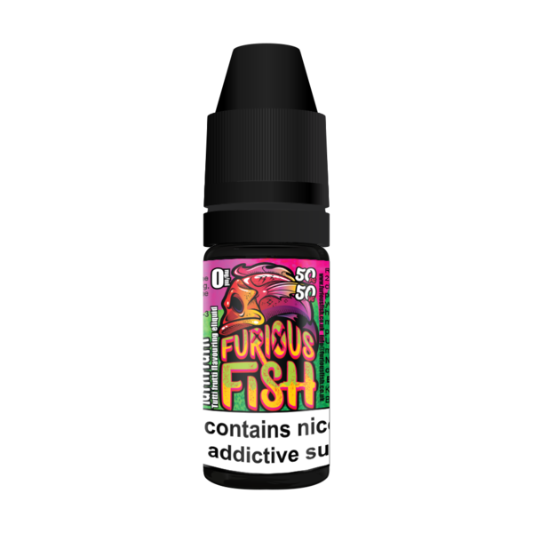 FURIOUS FISH 10ML TUTTI FRUTTI E LIQUID 50VG VAPE TPD COMPLIANT MULTIBUY