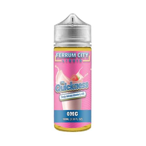 The Quickness By Ferrum City 100ML E Liquid 70VG Vape 0MG Juice