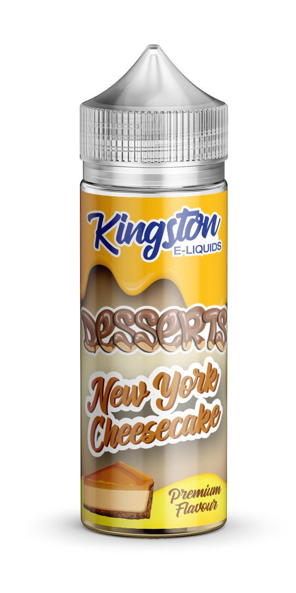 New York Cheesecake by Kingston 100ml New Bottle E Liquid 70VG Juice
