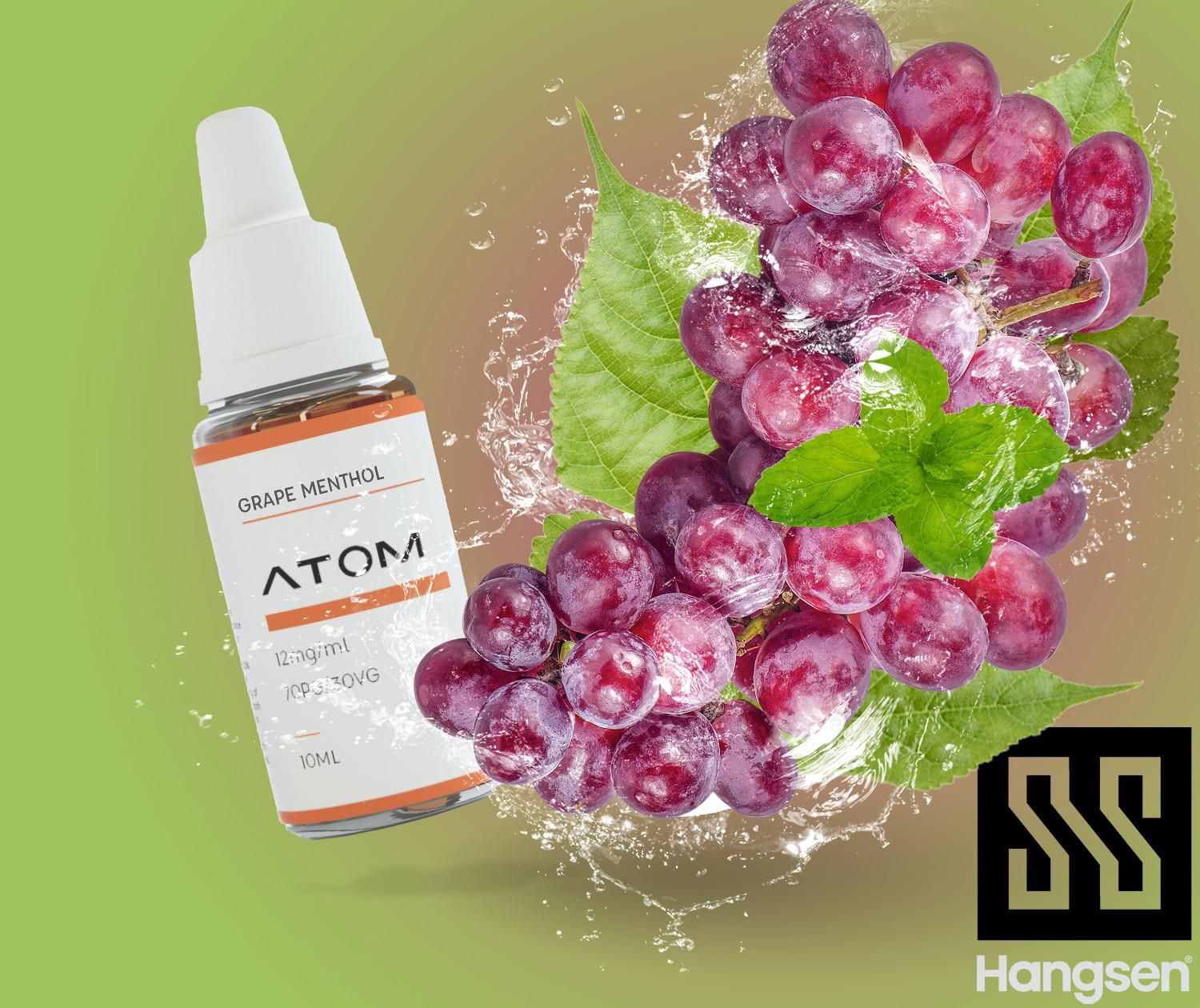 NEW FLAVOUR Hangsen Grape Menthol E Liquid 10ML - 3MG/6MG/12MG/18MG MULTIBUY