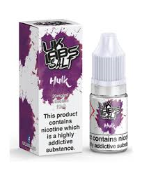 UK LABS NIC SALT HULK 10ML TPD 20MG E LIQUID JUICE MULTIBUY