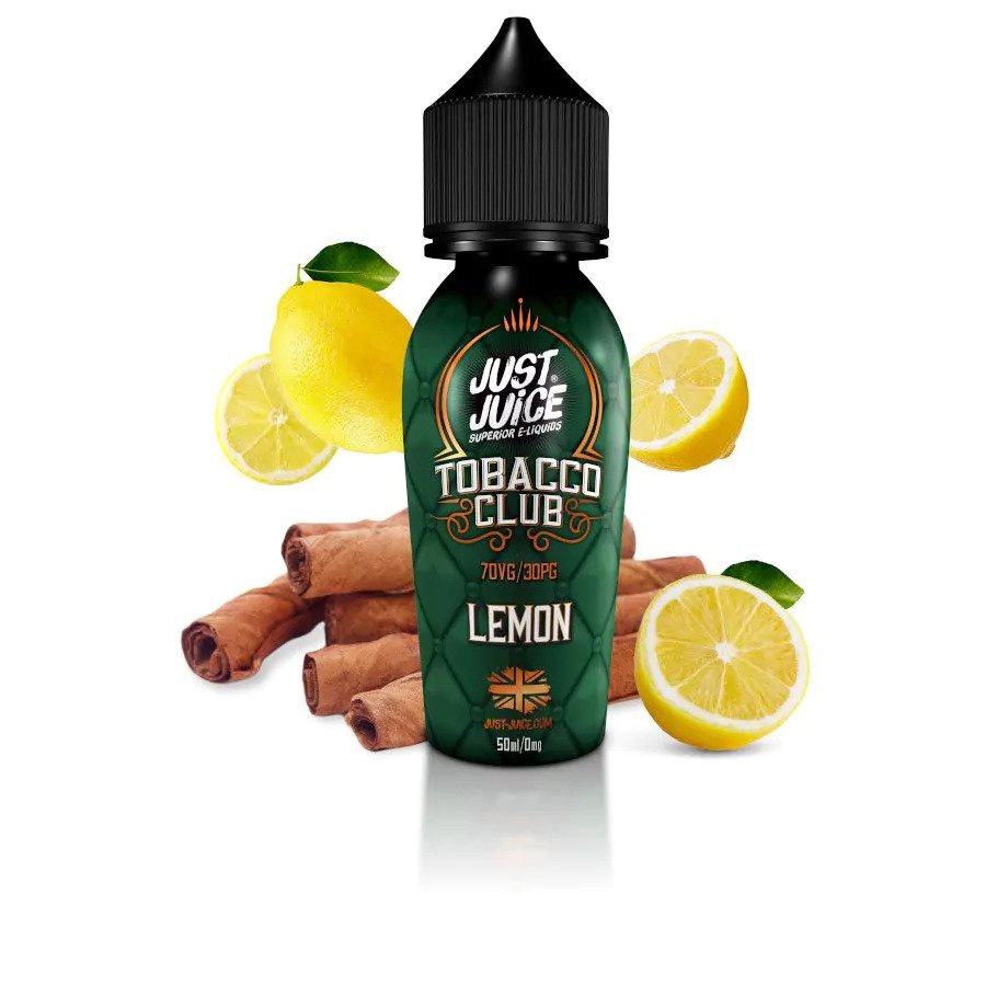 Tobacco Club Lemon - Just Juice 50ML E Liquid 70VG Vape 0MG Juice