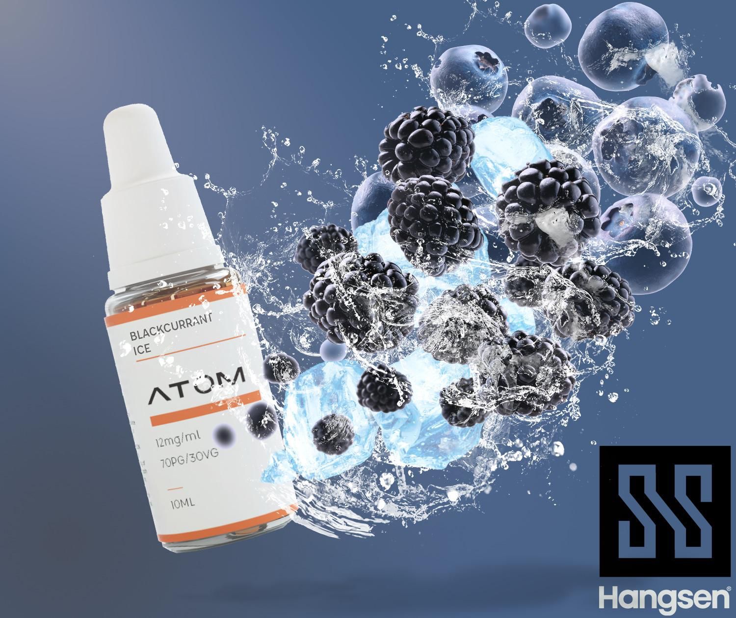 NEW FLAVOUR Hangsen Blackcurrant Ice E Liquid 10ML - 3MG/6MG/12MG/18MG MULTIBUY
