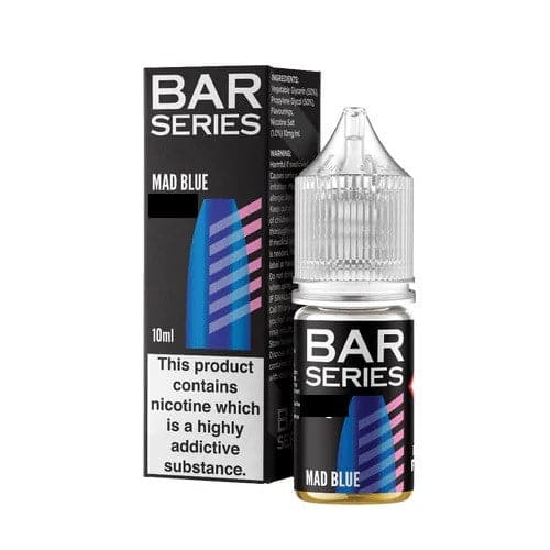 MAD BLUE BAR SERIES NIC SALTS 5MG/10MG/20MG 10ML E-LIQUID - MULTIBUY OFFER