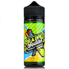 TOTALLY TROPICAL BY STRAPPED E-LIQUID 100ML SHORTFILL 70VG VAPE