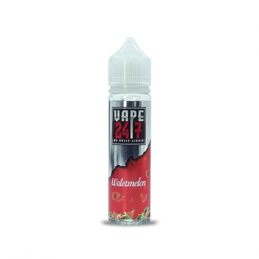 Watermelon By Vape 247, 50ML E Liquid 70VG Vape 0MG Juice