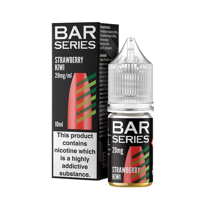 STRAWBERRY KIWI BAR SERIES NIC SALTS 5MG/10MG/20MG 10ML E-LIQUID - MULTIBUY OFFER