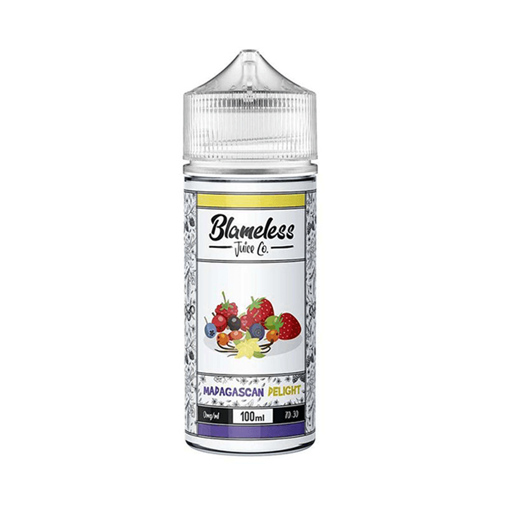 Madagascan Delight By Blameless 100ML E Liquid 70VG Vape 0MG Juice