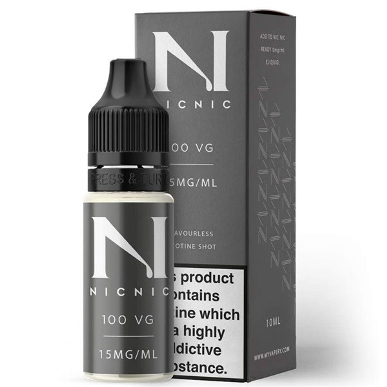 Nic Nic 100VG 15MG 10ML Shot