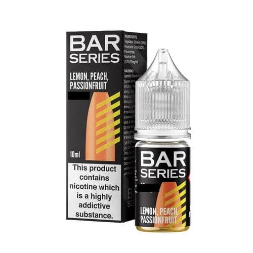 LEMON PEACH PASSIONFRUIT BAR SERIES NIC SALTS 5MG/10MG/20MG 10ML E-LIQUID - MULTIBUY OFFER