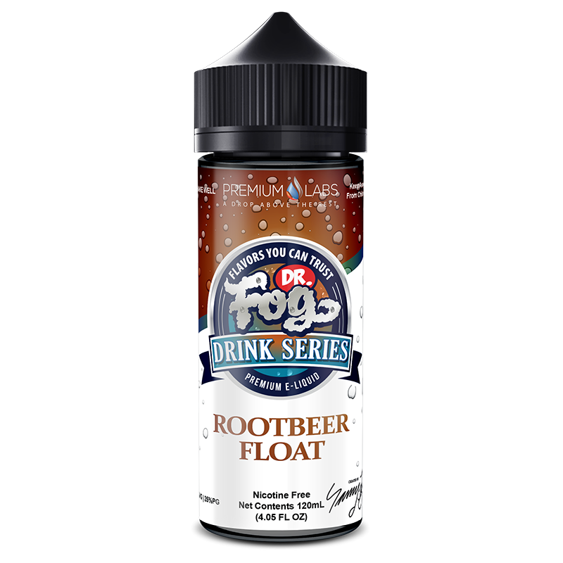 DR FOG ROOTBEER FLOAT DRINK SERIES 100ML SHORTFILL 75VG E LIQUID JUICE VAPE