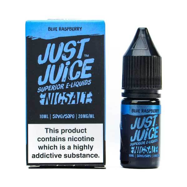 Blue Raspberry By Just Juice Nic Salt 5 x 10ML E Liquid 50VG Vape 5/11/20MG Juice