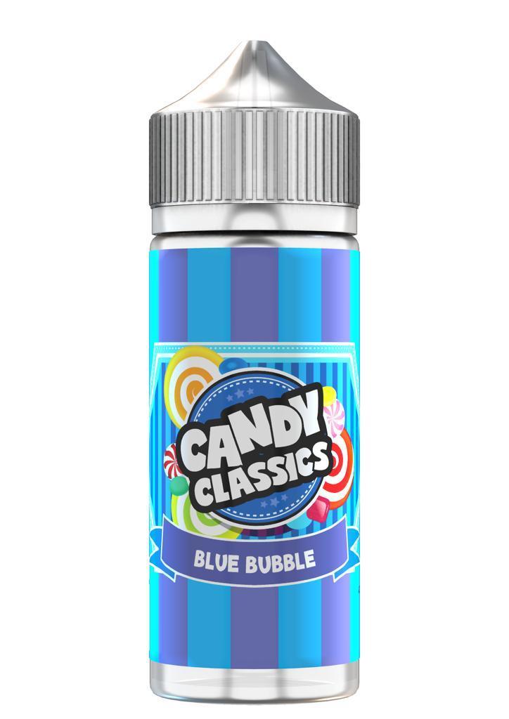 Candy Classics Blue Bubble Drops 100ml E Liquid Juice 50vg Vape sub ohm Shortfill