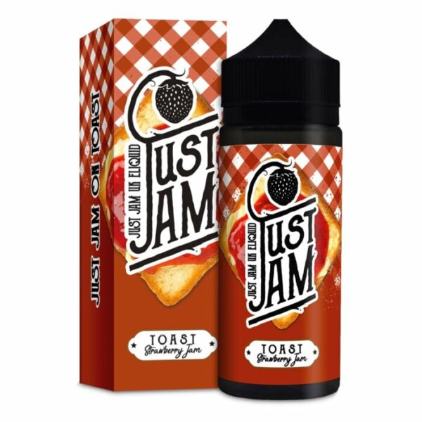 Toast Strawberry Jam By Just Jam 100ML E Liquid 80VG Vape 0MG Juice Shortfill