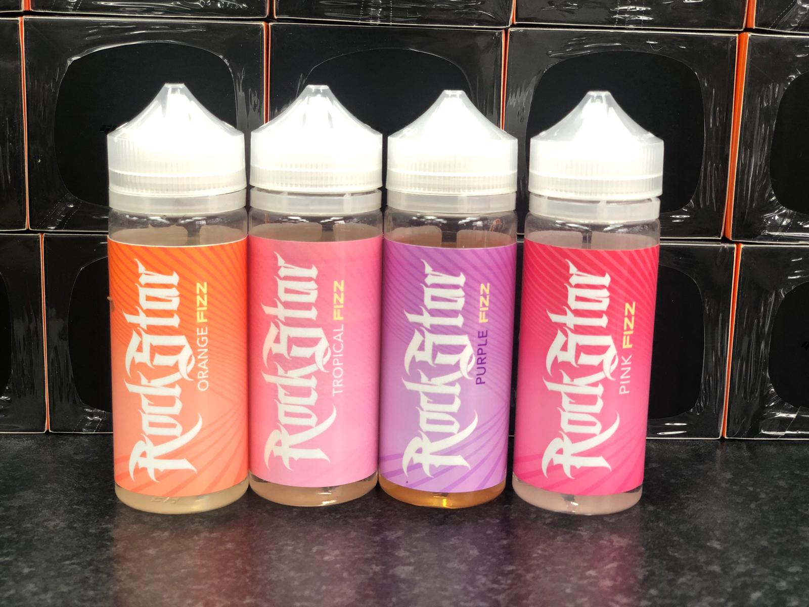 Purple (Fizz) by Rockstar. 100ML E-liquid, 0MG vape, 70VG/30PG juice