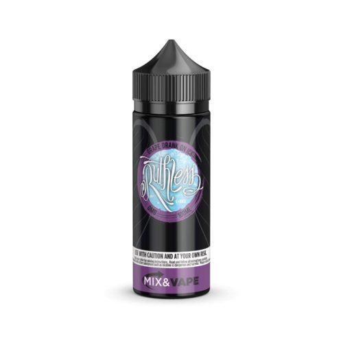 GRAPE DRANK ON ICE – RUTHLESS E-JUICE 100ML SHORTFILL E LIQUID 70VG/30PG VAPE