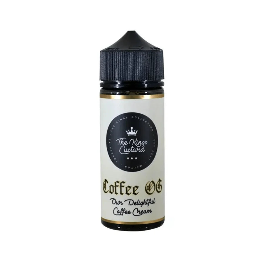 The Kings Custard - Coffee OG - 100ML E-Liquid 70VG Vape 0mg Juice