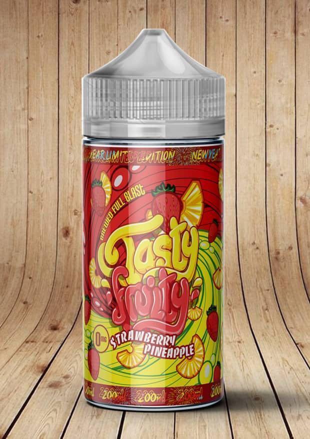 Strawberry Pineapple 200ML 70VG/30PG By Tasty Fruity. Premium E-liquid Vape Juice