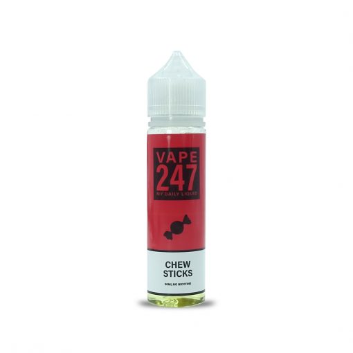 Chew Sticks By Vape 247, 50ML E Liquid 70VG Vape 0MG Juice