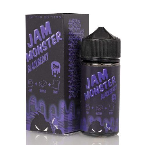 MONSTER VAPE LABS - JAM MONSTER BLACKBERRY 100ML E LIQUID 75VG VAPE JUICE