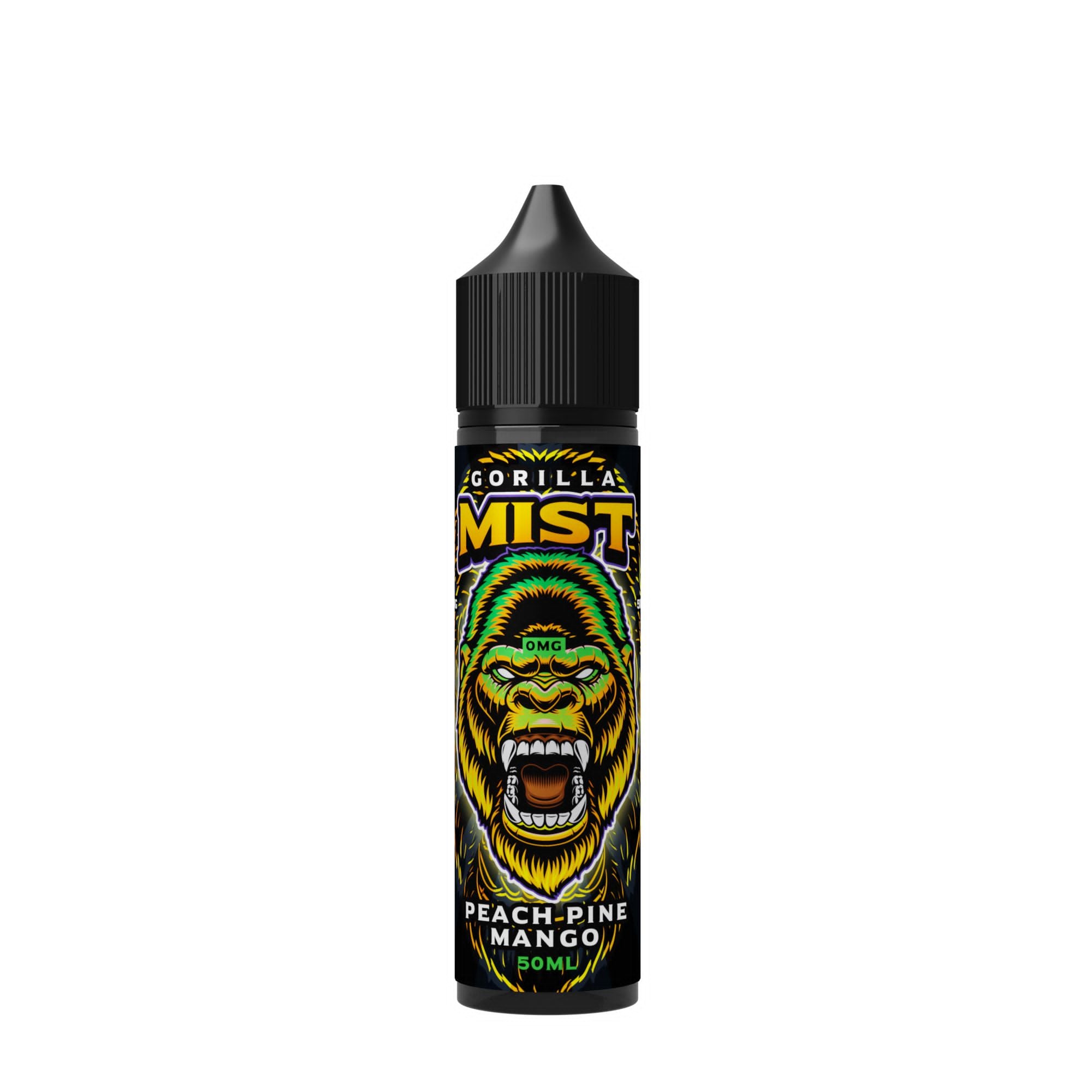 Peach Pine Mango By Gorilla Mist 50ML E Liquid 50VG Vape 0MG Juice Short Fill