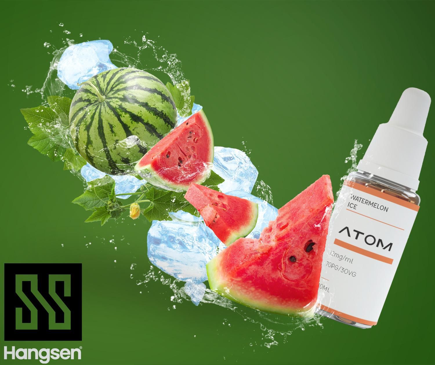 NEW FLAVOUR Hangsen Watermelon Ice E Liquid 10ML - 3MG/6MG/12MG/18MG MULTIBUY
