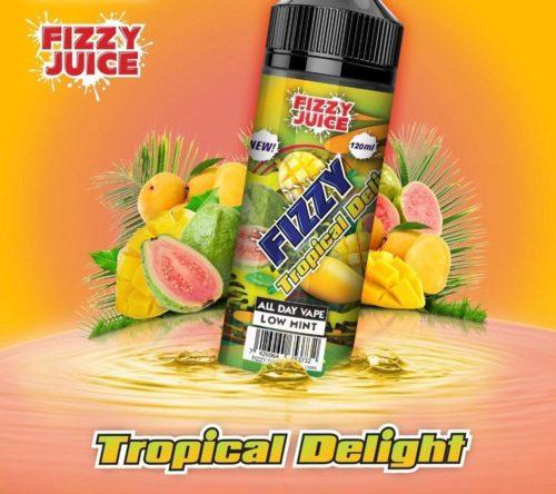 MOHAWK & CO FIZZY TROPICAL DELIGHT 100ML SHORTFILL E LIQUID 70VG VAPE
