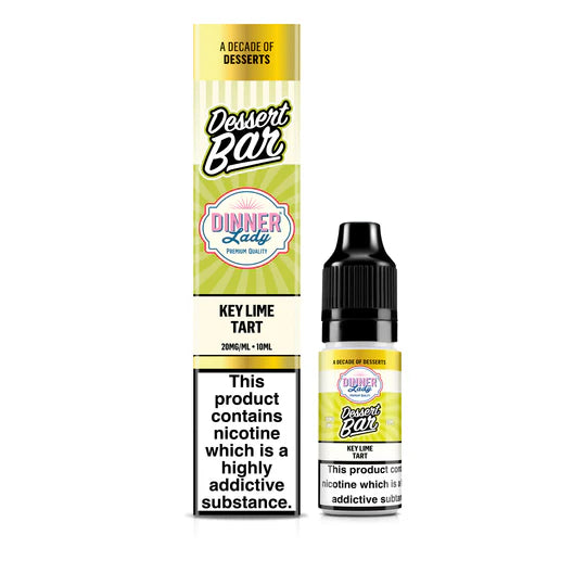 Key Lime Tart Dessert Bar Nic Salts By Dinner Lady 10 x 10ML E-Liquid 50VG Vape 5/10/20MG Juice