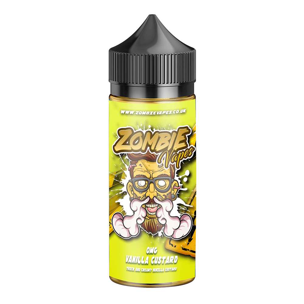 Vanilla Custard By Zombie Vapes, 50ML E Liquid, 70VG Vape, 0MG Juice