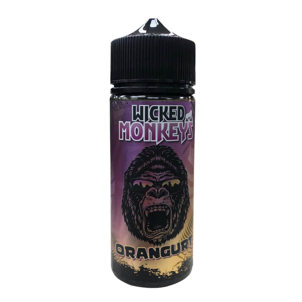 Orangurt By Wicked Monkeys 100ML E Liquid 70VG Vape 0MG Juice
