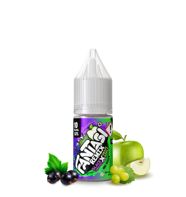 Remix - Blackcurrant X Grape Apple By Fantasi Nic Salts 10x10ML E Liquid 50VG/50PG Vape 10MG/20MG Juice