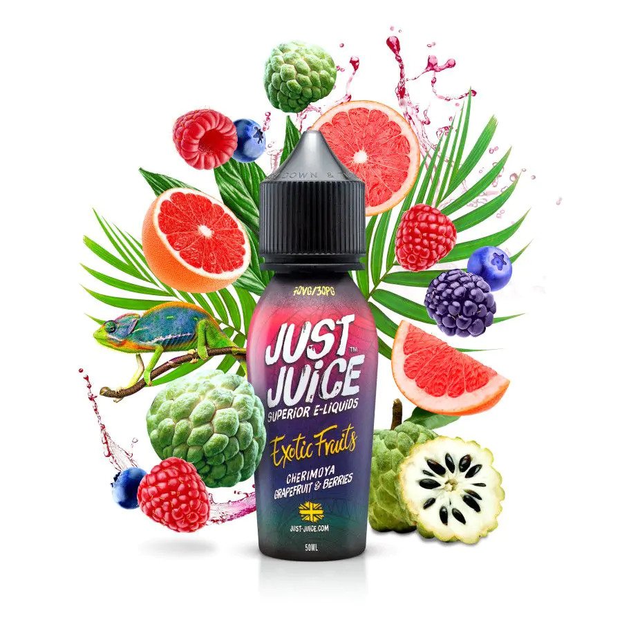 Cherimoya Grapefruit & Berries - Just Juice 50ML E Liquid 70VG Vape 0MG Juice