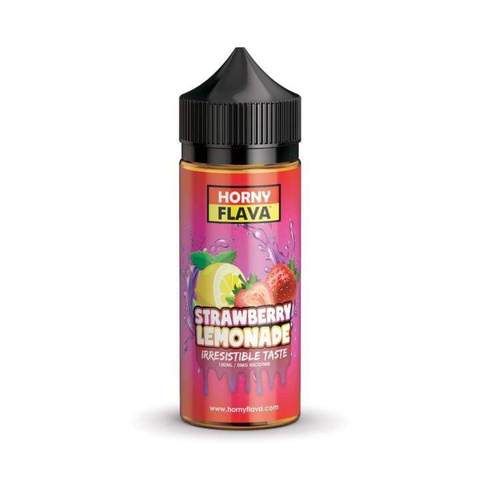 Strawberry Lemonade by Horny Flava. 100ML E-liquid, 0MG Vape, 70VG Juice