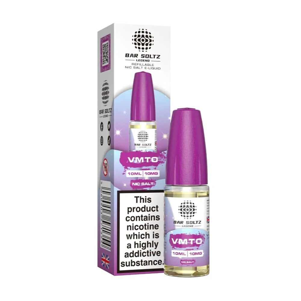 Vmto By Bar Soltz Legend 10ML Nic Salt E Liquid 10MG/20MG Vape 50VG Juice